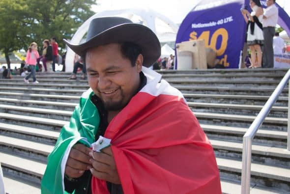La comunidad mexicana se reunio en el historico Penn's Landing para celebrar el dia de la independencia mexicana. Estas son algunas imagenes.