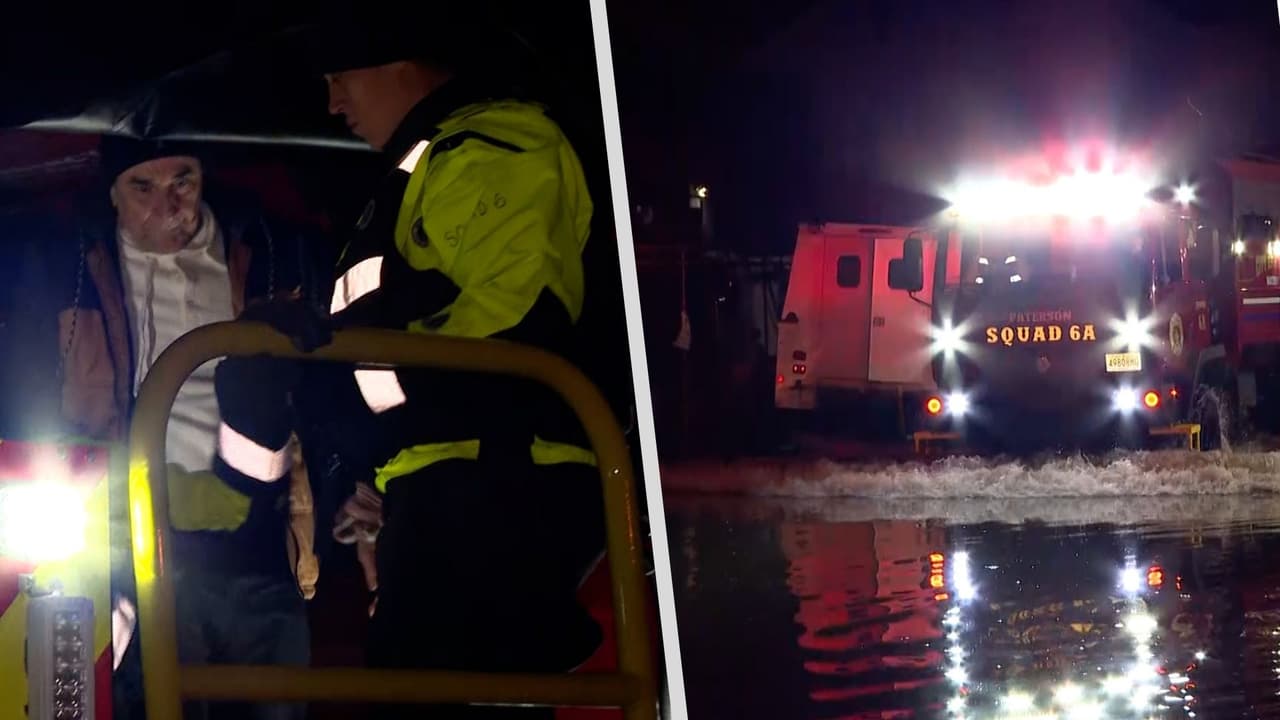 Rescatan a familia hispana en Paterson tras desbordamiento del río Passaic