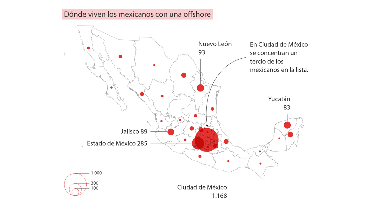 Pandora Papers: Dónde viven los mexicanos que utilizan empresas offshore