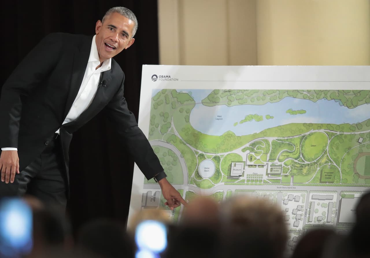 El lado negativo de la Biblioteca de Obama: utilizará terrenos de un parque en el sur de Chicago