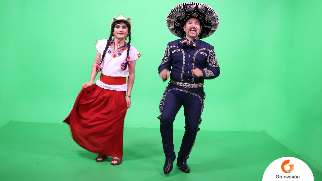 Después de grabar su historia de amor, ambos bailaron al ritmo del tema musical de 'Los Cousins'.