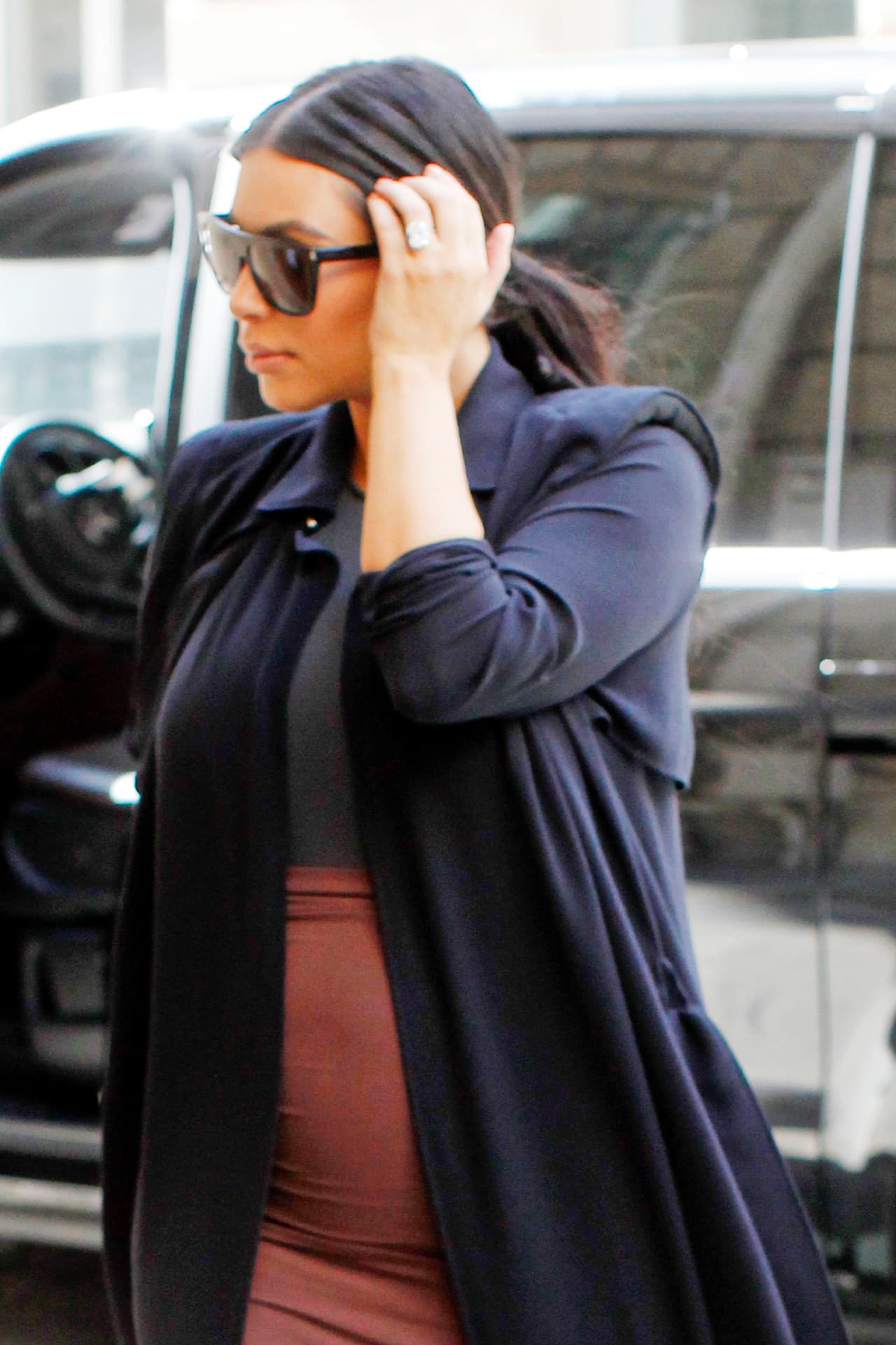 Desde su primer embarazo ha sido blanco de críticas por sus atrevidas prendas.