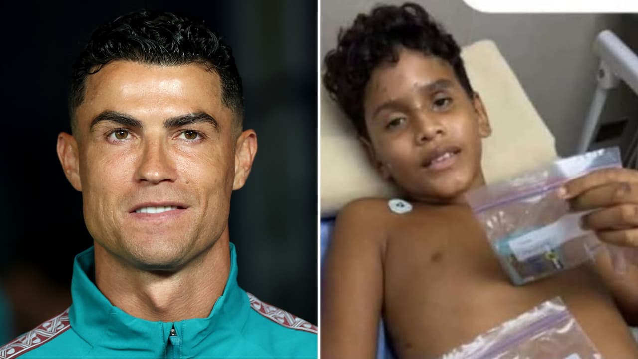 Cristiano Ronaldo manda mensaje a niño sobreviviente de terremotos: sus papás murieron y le amputaron una pierna