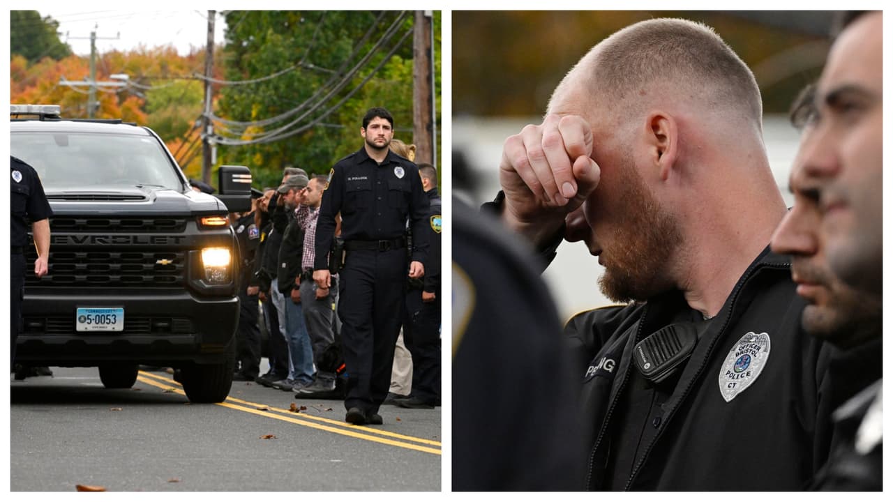“Escuché toda una guerra detrás de mí”, dice testigo del tiroteo en el que murieron dos policías de Connecticut