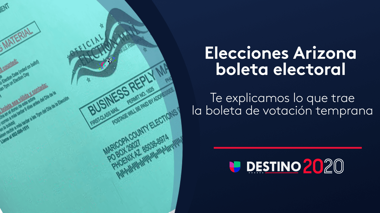 Esto es lo que viene en la boleta electoral de Arizona; te explicamos en detalle