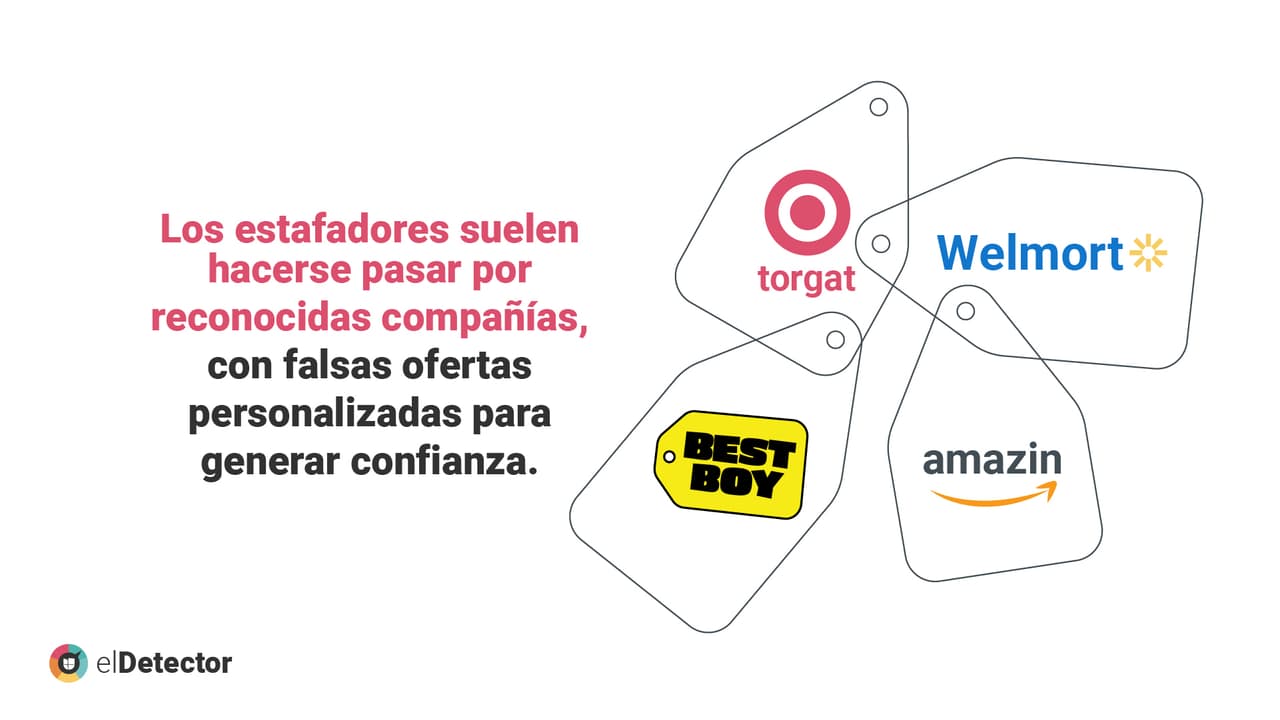 Desconfía de las ofertas aunque parezcan venir supuestamente de una empresa reconocida.