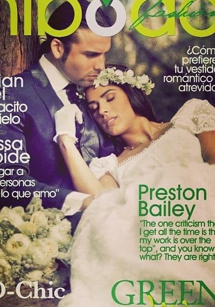 Así luce Vanessa con un vestido de boda. ¡Qué tal!