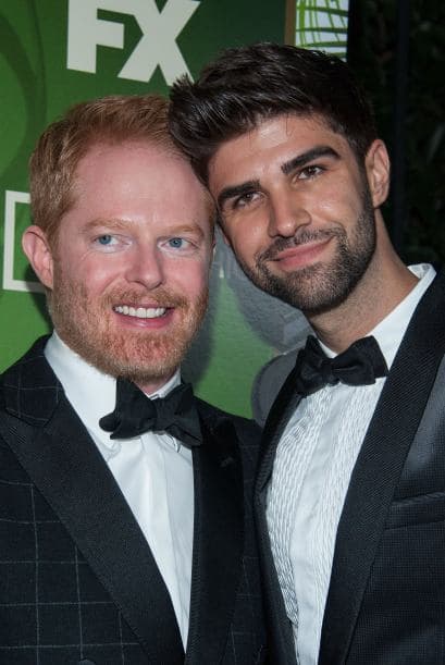 Jesse Tyler Ferguson llegó acompañado de su pareja.