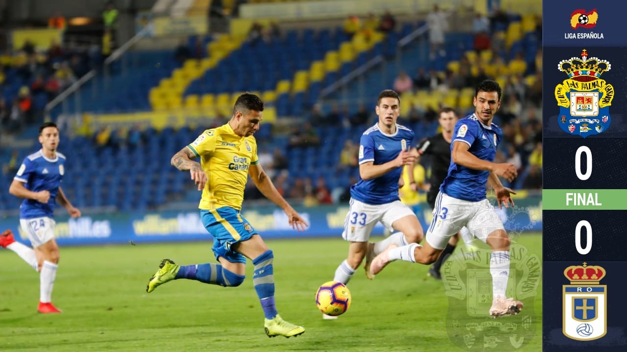 Oswaldo Alanís ayudó al Oviedo a sacar un punto de Las Palmas