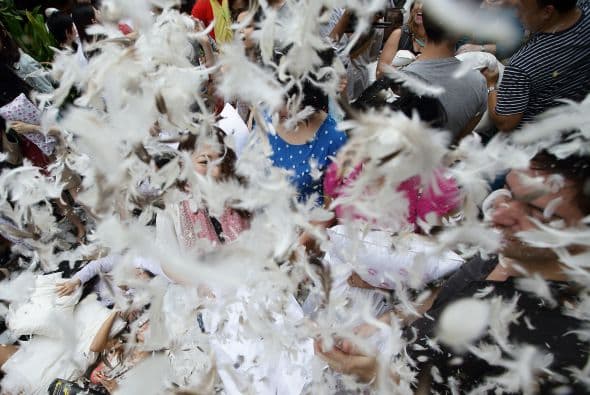 La celebración es organizada a través de internet.