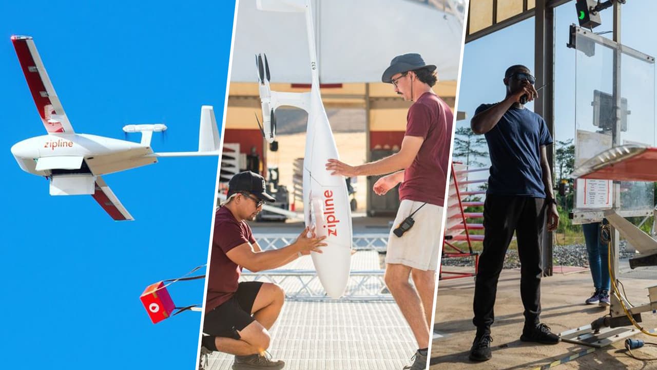 ¡De película! Las medicinas caen del cielo: Drones hacen entregas en Salt Lake City