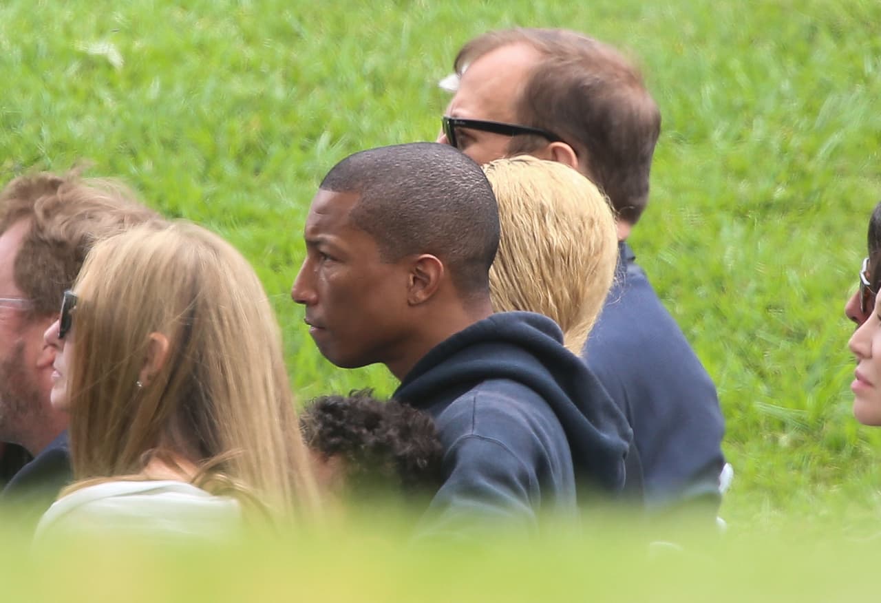 Pharrell Williams, fue uno de los más afligidos.