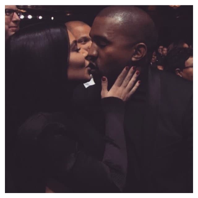 Las fotos más románticas de Kim y Kanye en la red.