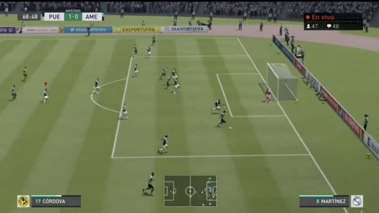 Con un Hat Trick del representante del Puebla Santiago Ormeño, Puebla golea y se queda con los tres puntos en su debut de la eLiga.