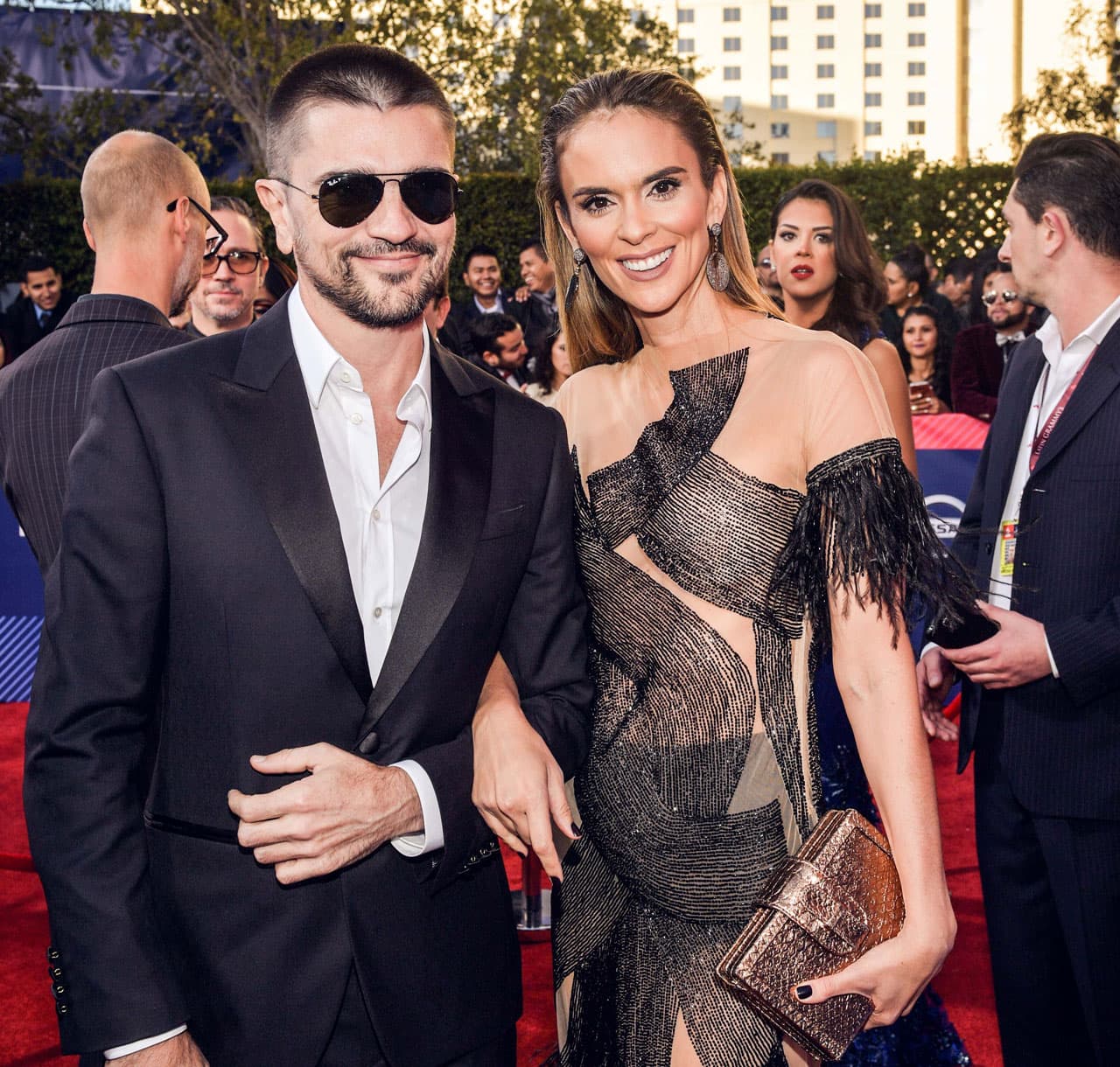 Juanes y Karen, ¡qué porte!