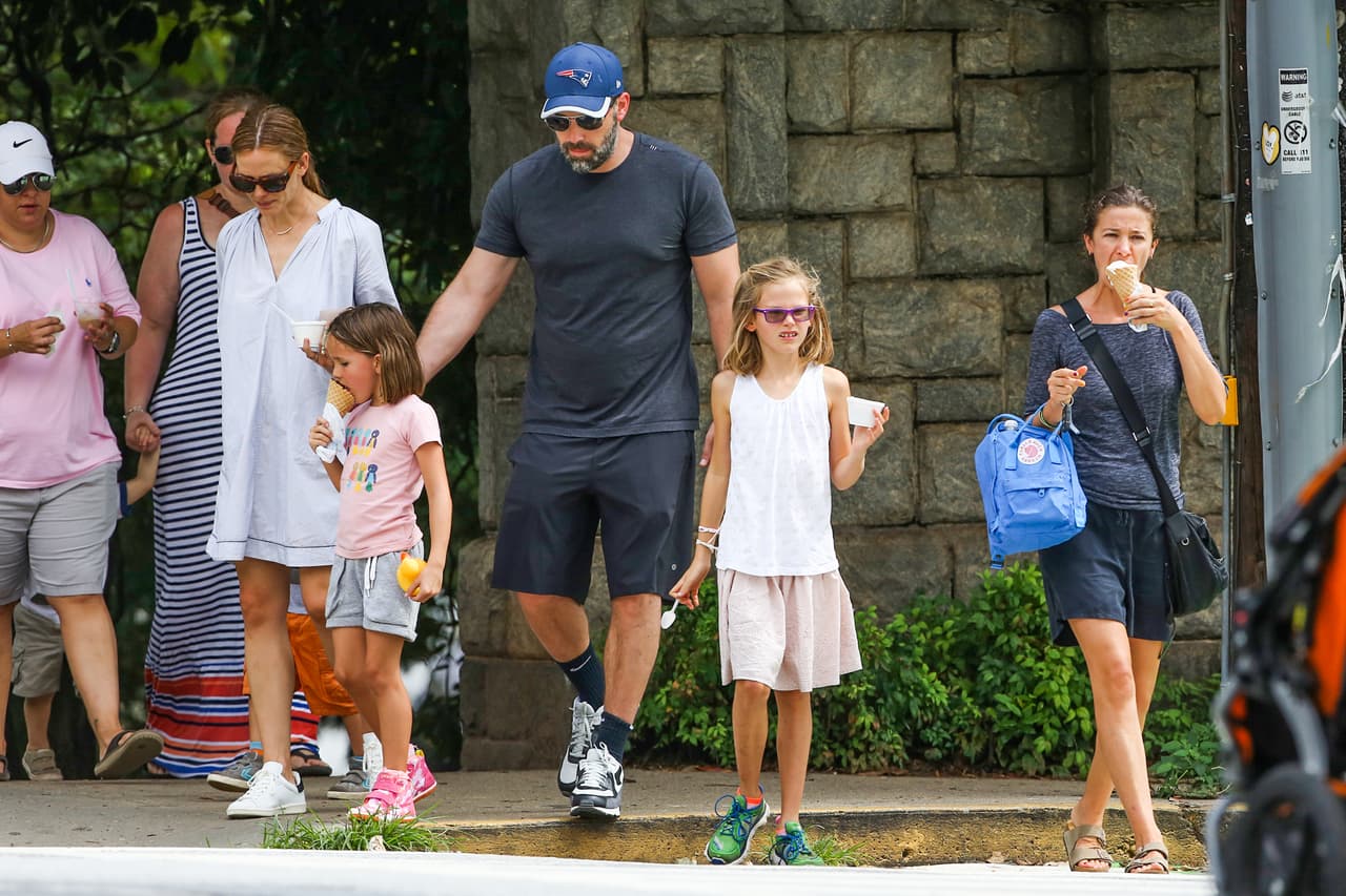 La ex pareja estaba de paseo por Atlanta.