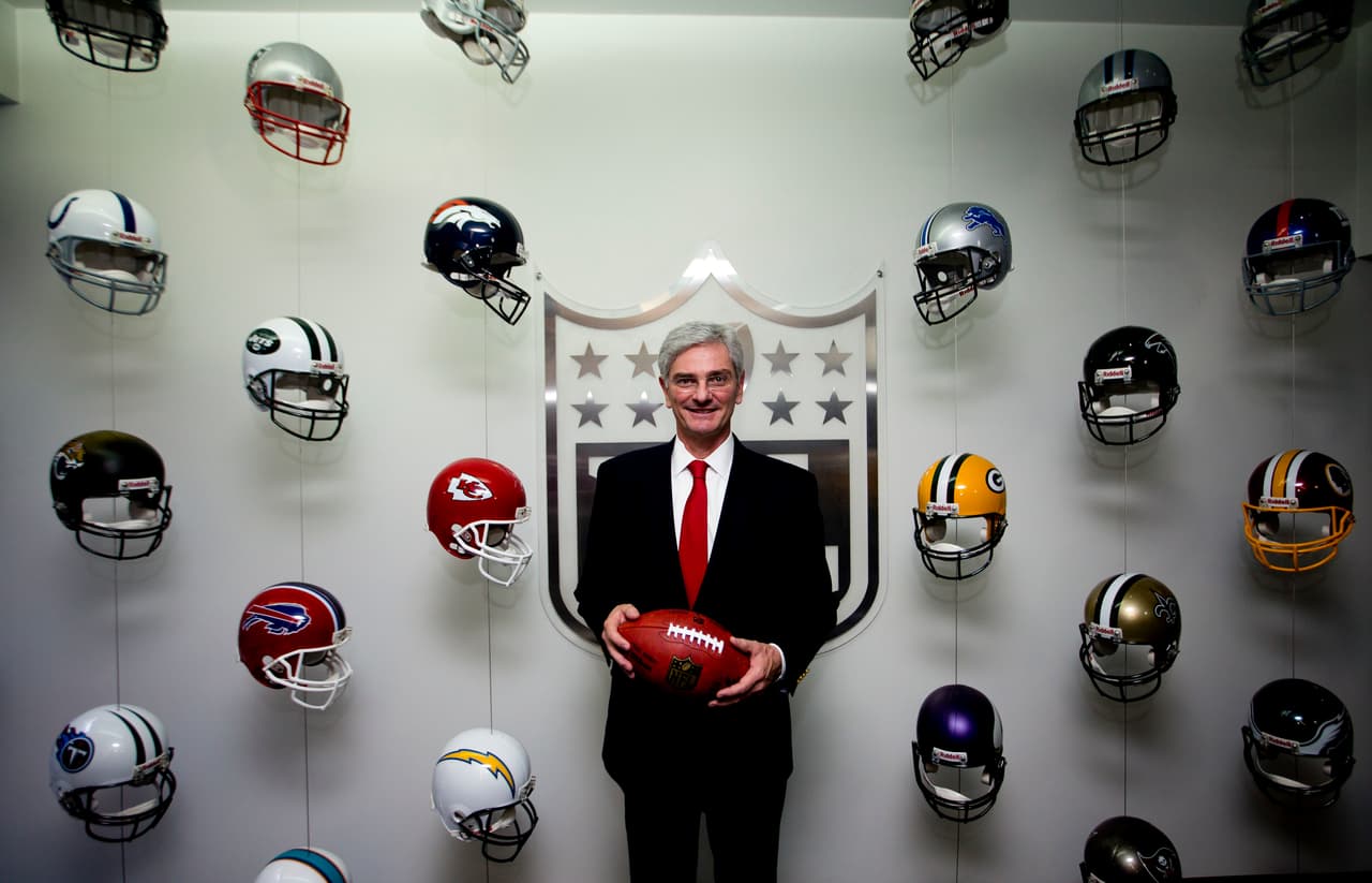 Arturo Olive, director de la NFL en México, reconoció que en su primera visita a Nueva York se preguntó porqué no había ningún uego en México. Olive dirige la oficina mexicana desde 2008.