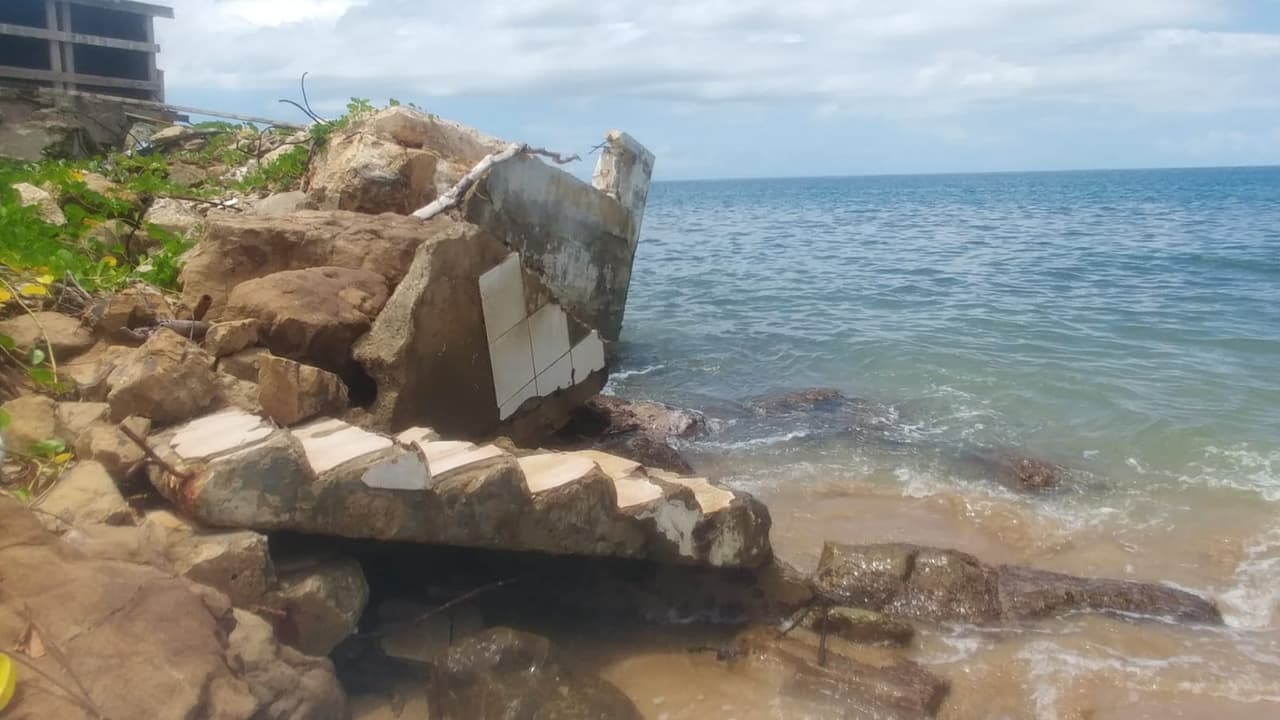 La zona afectada va desde el barrio Córsega hasta la Playa Doña Lala.