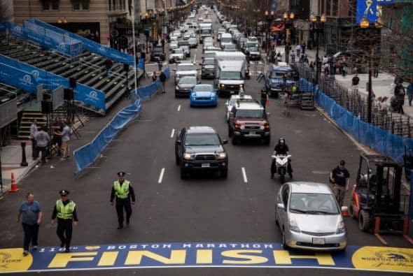 Aunque la línea de meta ya se encuentra lista desde ahora.