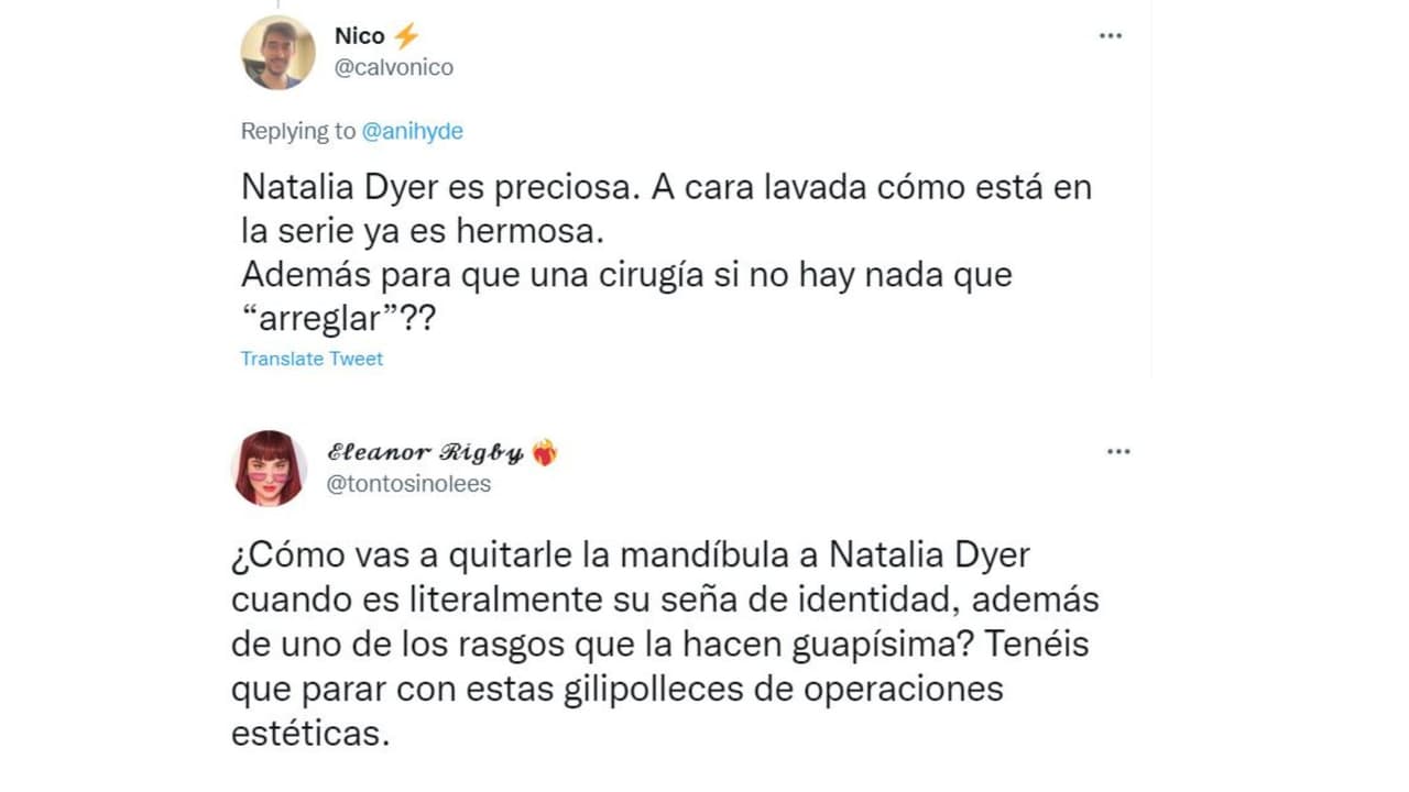 Fans defienden a Natalia Dyer