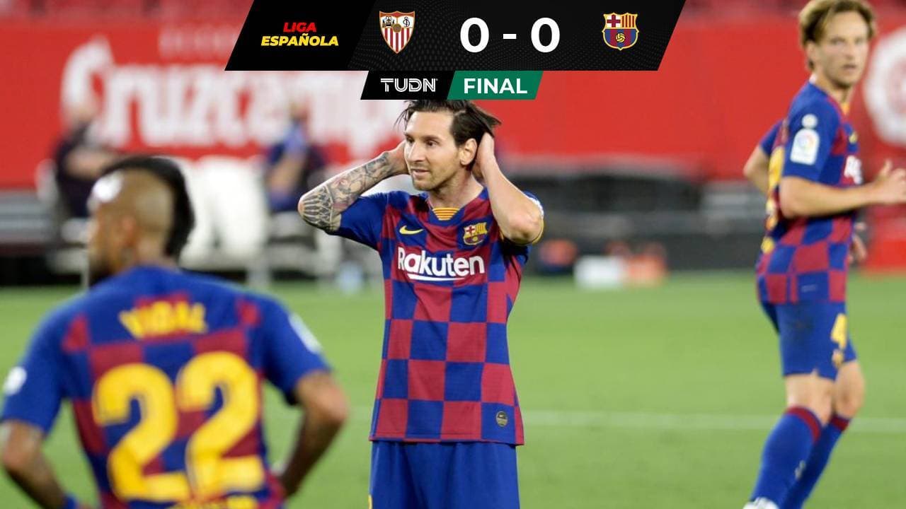 Sevilla y Barcelona no pasan del empate sin goles en LaLiga