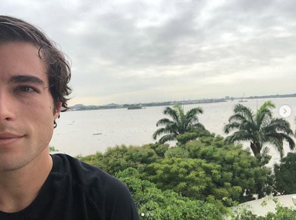 Durante este viaje tuvo oportunidad de convivir con la familia de Danilo.