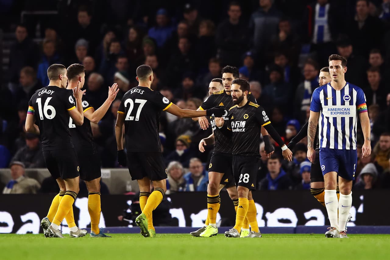 Wolverhampton logra empatarle al Brighton and Hove Albion, quienes remontaron en menos de un minuto. Raul Jimenez dio una espectacular asistencia y tuvo presencia 85 minutos del partido. Wolves se colocan en el sexto lugar de la tabla.