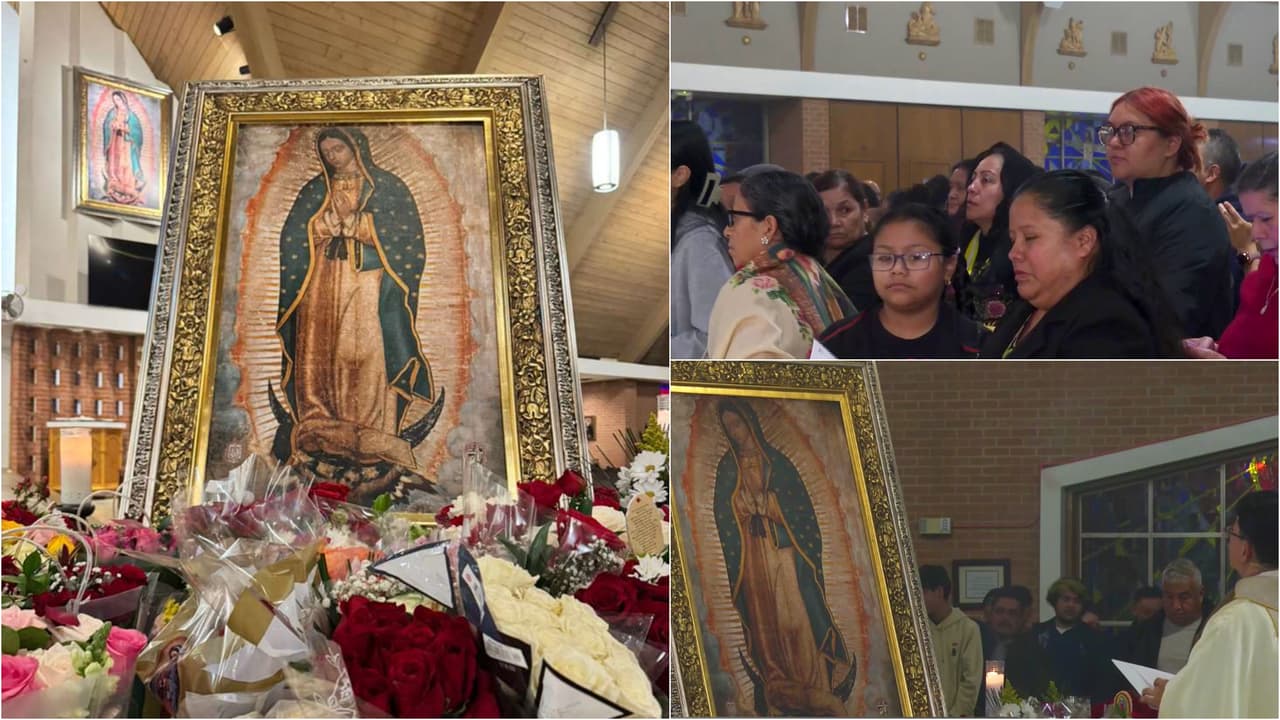 Con cantos y tradiciones mexicanas, devotos celebran a la Virgen de Guadalupe en Houston