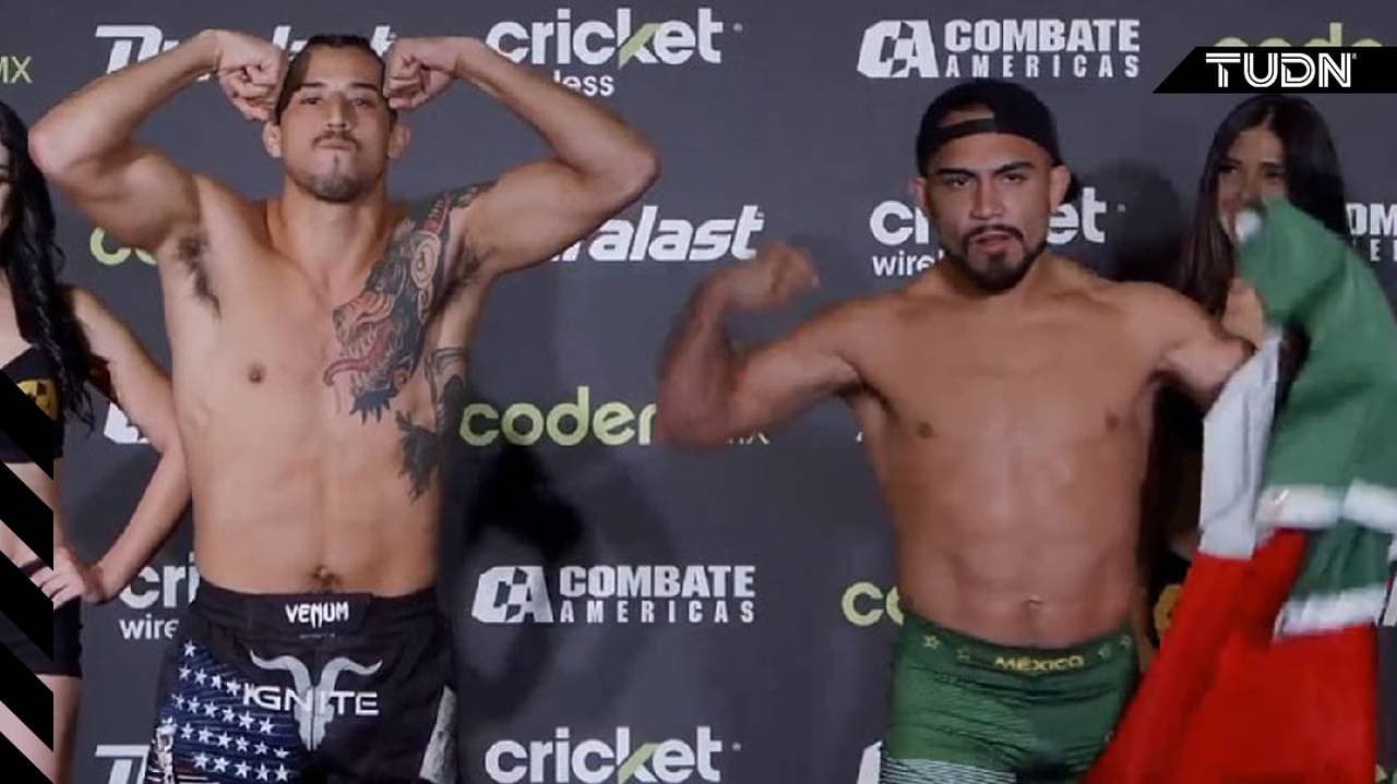 García y González superan el pesaje en Mexicali