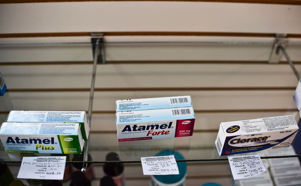 La escasez de medicinas en Venezuela es superior al 85%, según cálculos de la Federación Farmacéutica de Venezuela.