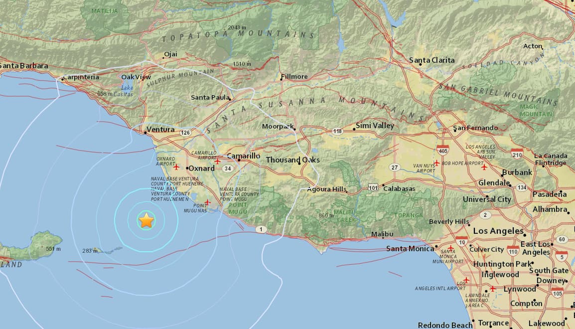 Dos temblores sacudieron el sur de California