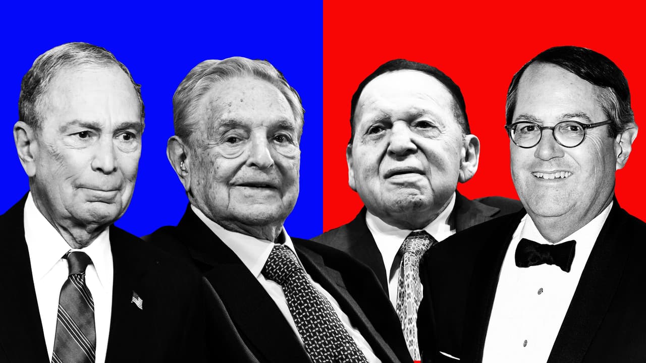 La batalla de los multimillonarios: estos son los ‘megadonantes’ de las campañas presidenciales de Biden y Trump 