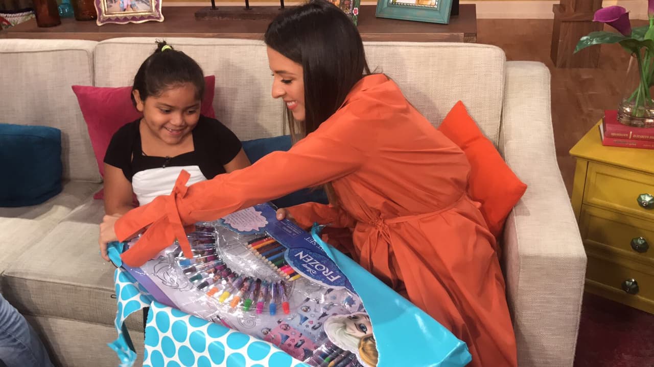 Para todos fue un momento maravilloso dar un poco de consuelo a esta familia.