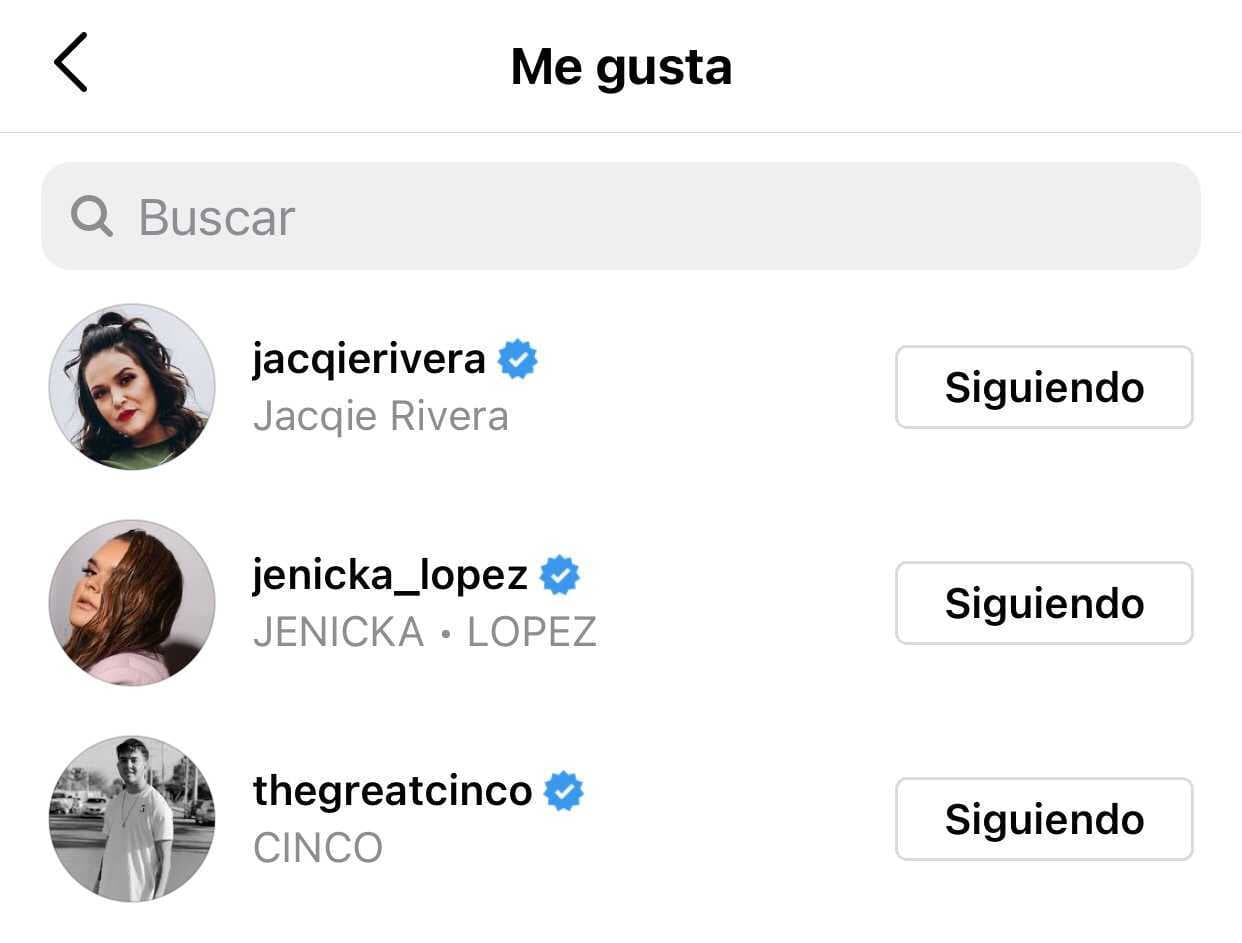 El ejercicio mereció el 'me gusta' de
<b><a href="https://www.univision.com/famosos/chiquis-ya-no-es-la-unica-rubia-entre-las-hijas-de-jenni-rivera-ahora-jenicka-sorprendio-con-su-radical-cambio-de-look-fotos" target="_blank">sus sobrinas Jacqie Rivera y Jenicka López</a></b>, y de su sobrino Johnny López.
<br>