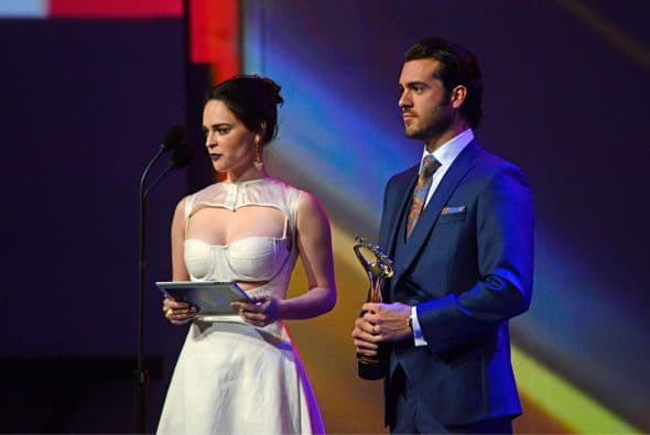 Así como también Fabiola Guajardo y Pablo Lyle, quienes lucían guapísimos.