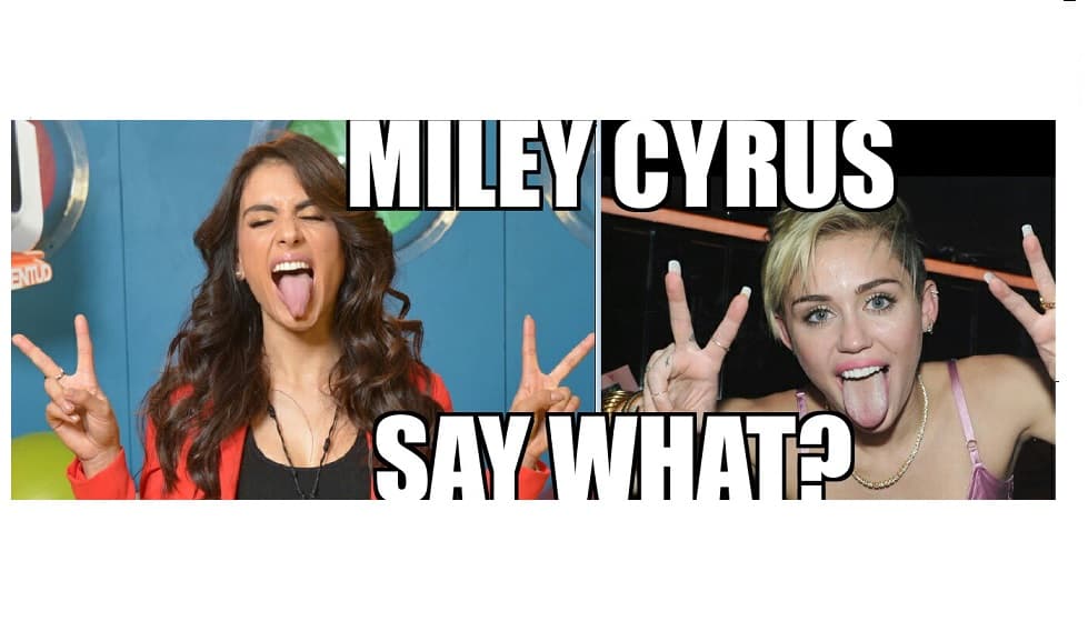 Las caras de los famosos eran de lo más chistosas.