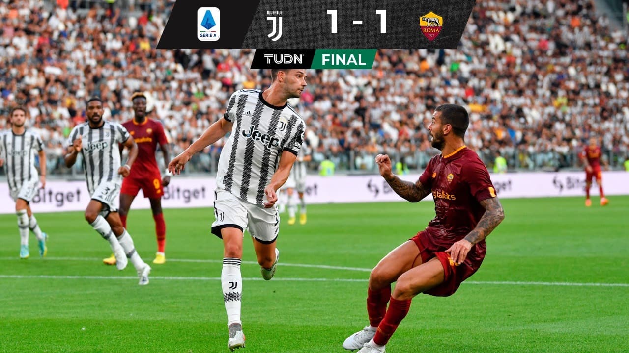 Juventus empata con la Roma en el regreso de Paulo Dybala a Turín 