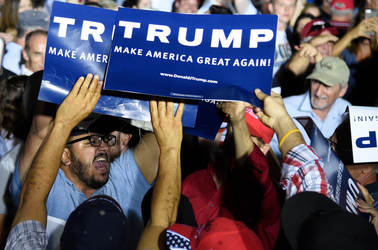 ¿Puede acabar un evento de Donald Trump en tragedia?