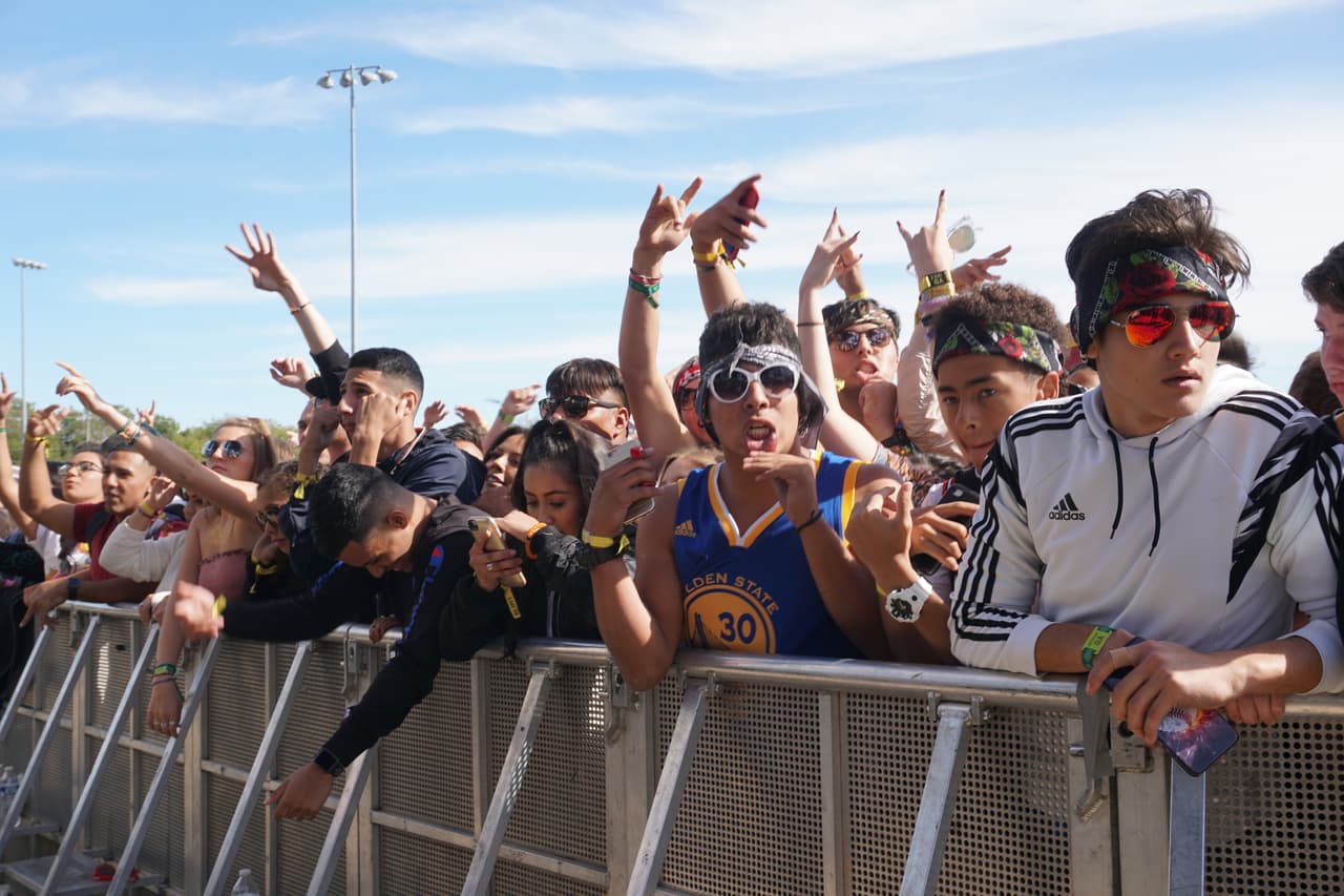 Massive crowds gathered to watch a variety of hip hop groups, from Bamsworth Belli to Wiz Khalifa. These are just a few of our favorite crowd photos.