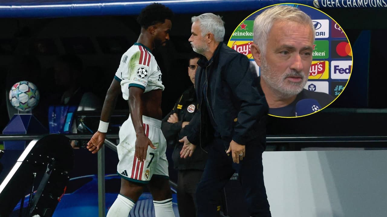 Mourinho elogia juego de Vinícius en Real Madrid vs. Leipzig