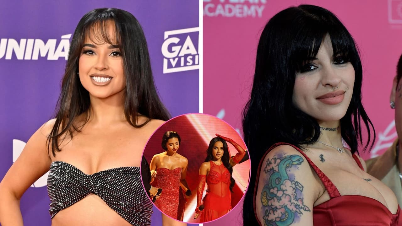 Becky G muestra su apoyo públicamente a Cazzu, a pesar de tener un dueto con Ángela Aguilar 