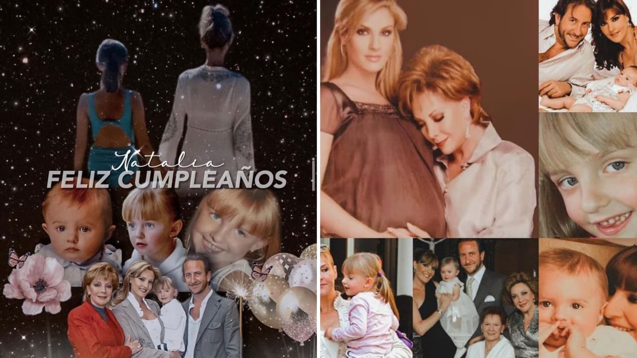 Chantal Andere dejó ver a su hija Natalia en fotos de cuando era niña.