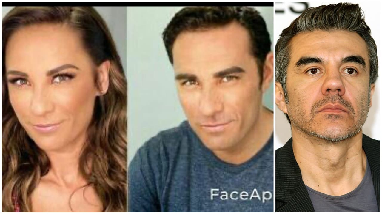 En esta otra le dijeron que se parecía a su gran amigo 
<b>Adrián Uribe</b>. Pero la actriz bromeó con que ella misma era el padre de sus dos hijos.