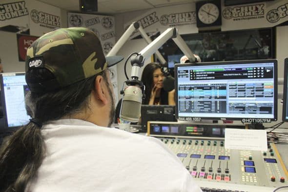 The Jazmin Sisters stopped by the Hot 105.7 studios to visit with Chuy Gomez. These ladies are TALENTED! Check out the pics here!