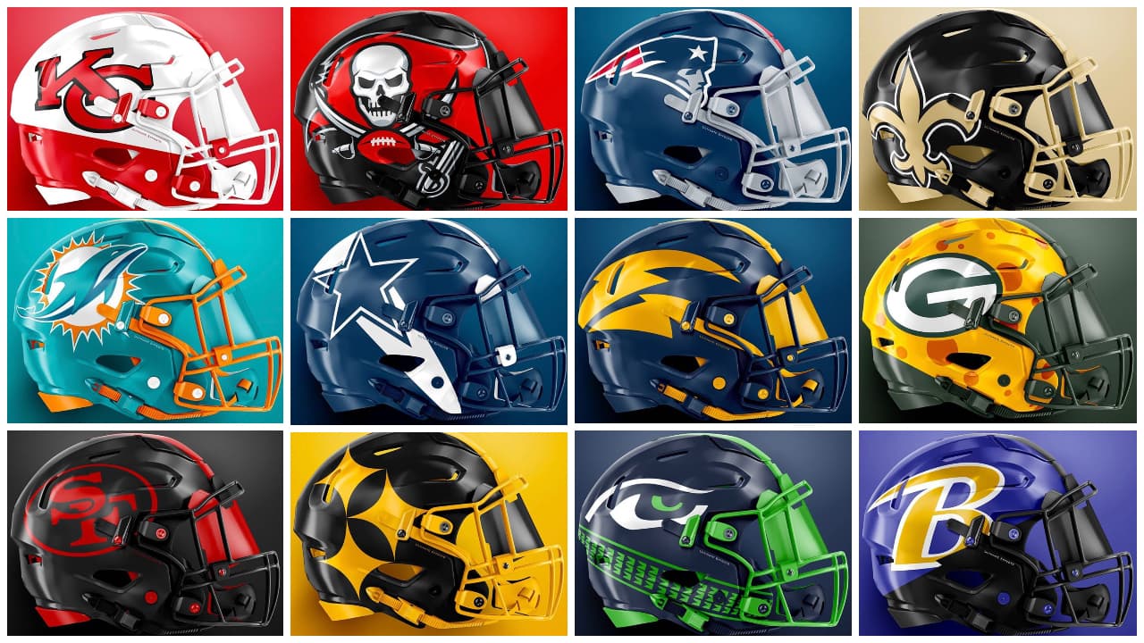 Los casos de los equipos de la NFL suelen usar un color de su uniforme, pero ninguno de estos sería el que ocupan actualmente. ¿Te gustan estos diseños?