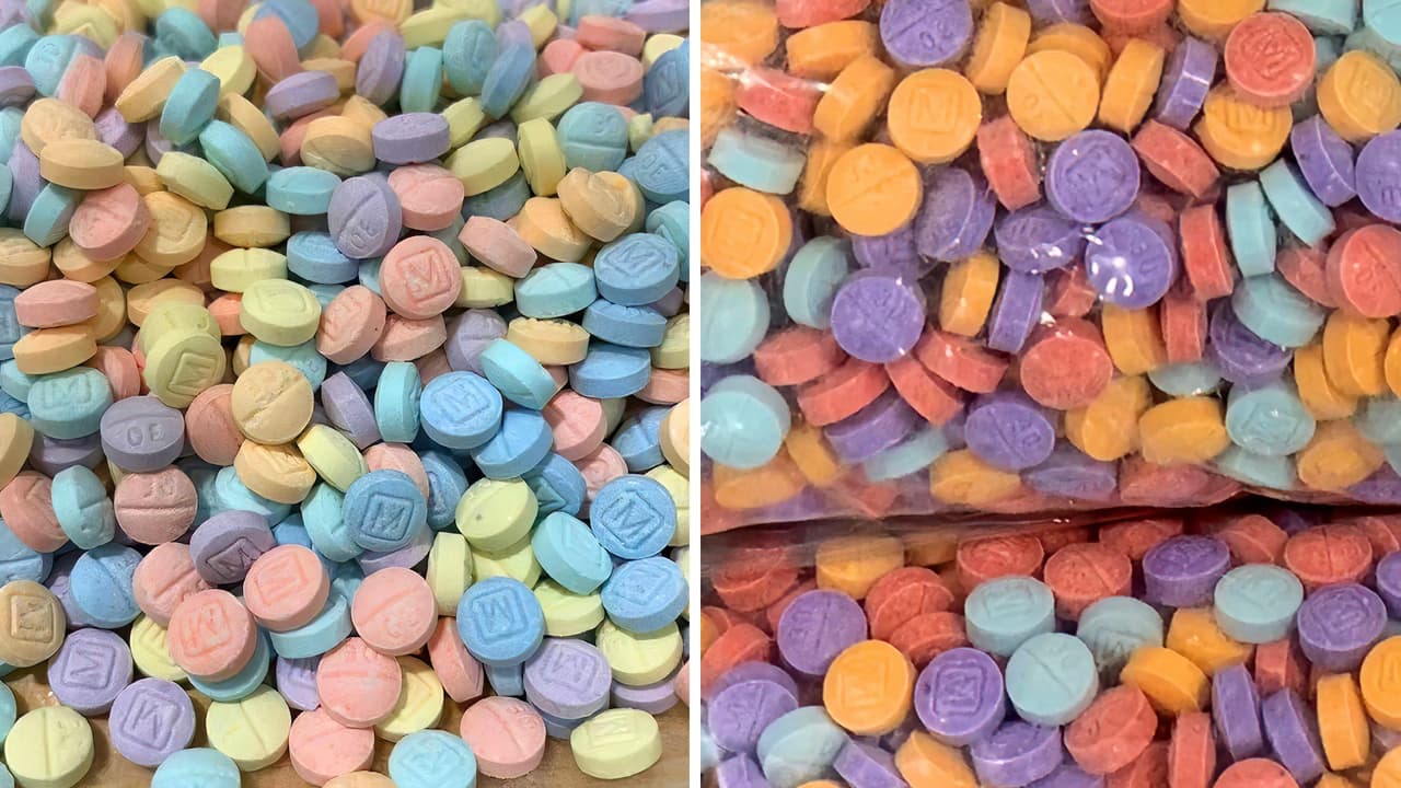 Cinco recomendaciones de la DEA para los padres ante el riesgo de las pastillas de fentanilo que parecen dulces