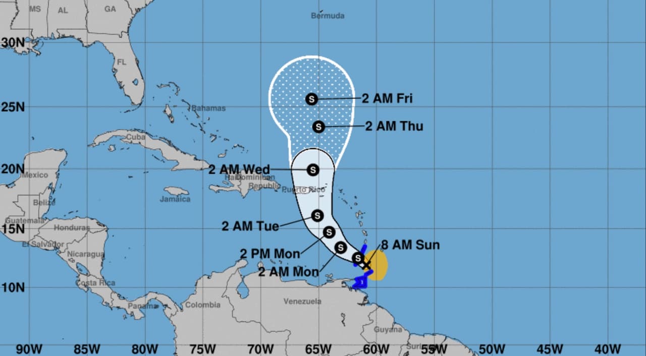 'Karen' es la nueva tormenta tropical que avanza en el Atlántico