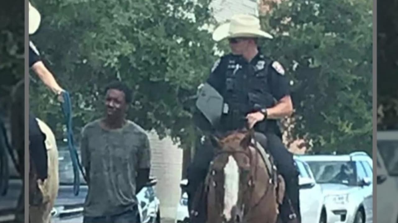 Autoridades de Texas no abrirán investigación criminal contra lo agentes que a caballo llevaron a un afroamericano atado con una cuerda