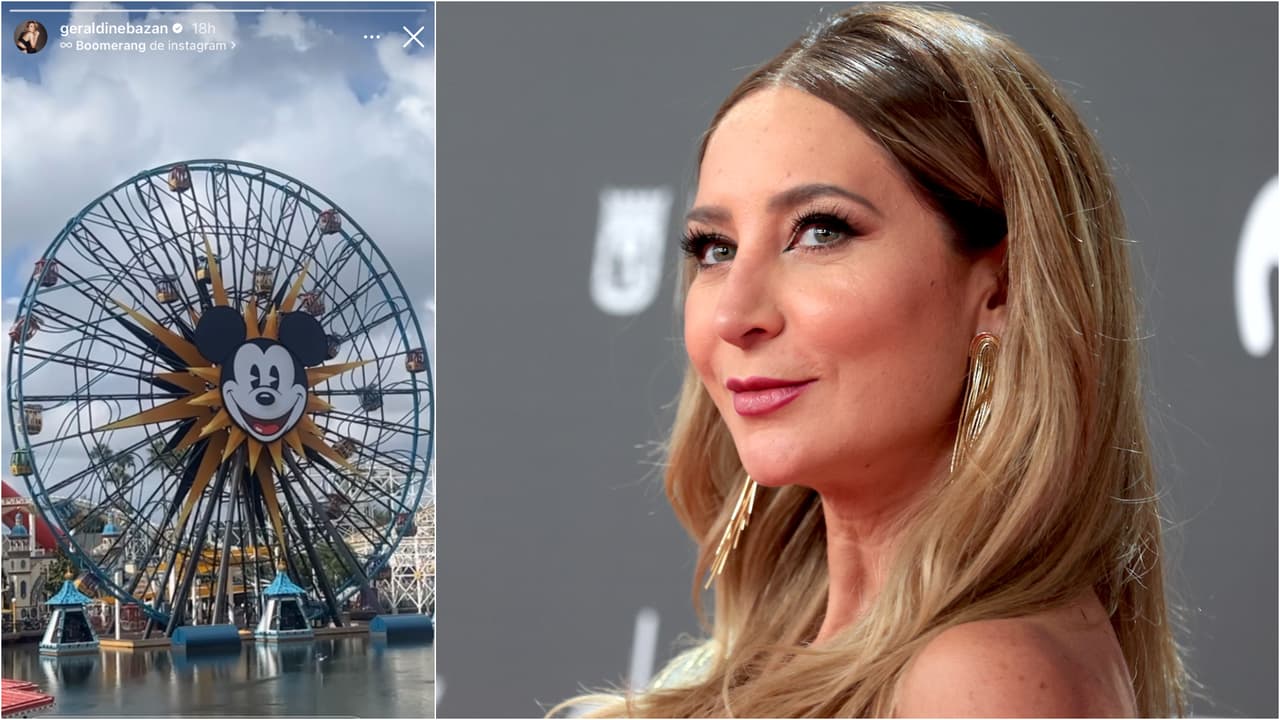 Geraldine Bazán publicó en Instagram una foto de una las atracciones de Disneyland a donde habría viajado junto con Giovanni Medina, ex de Ninel Conde.
