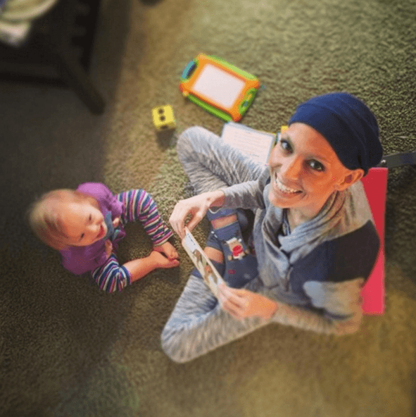 Ella fue una gran luchadora y gran parte de su fuerza venía de su amada hija Indiana, una pequeñita hermosa que nació con síndrome de down.